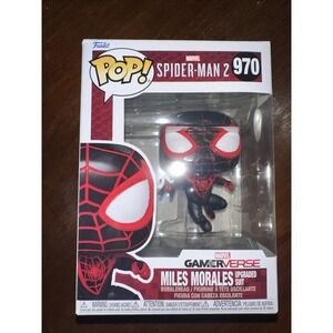 Funko Pop! Vinyl: Marvel - Miles Morales Upgraded Suit #970 Spider-man 2 NEW